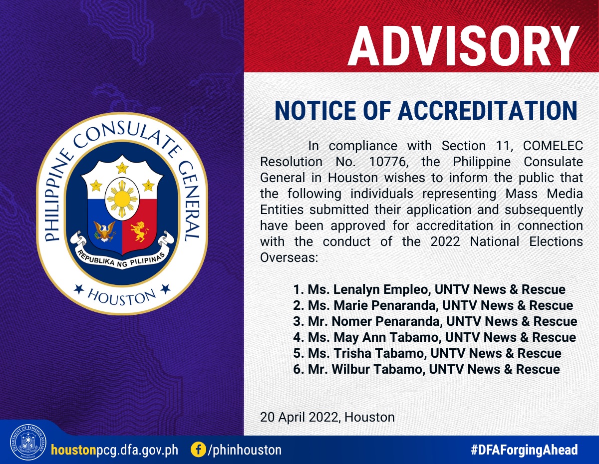 OVS2022.Notice of Accreditation